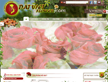 Tablet Screenshot of datvietflower.com